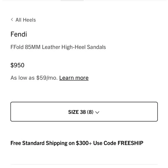 Fendi brown heels sandals